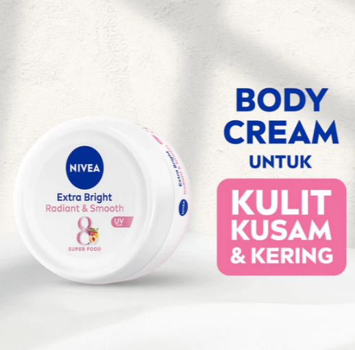 NIVEA Extra White Radiant & Smooth Creme 100mL 2