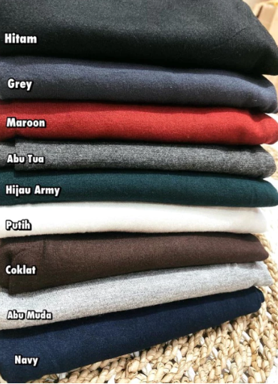 Legging High Waist Polos Premium Import - Bahan Tebal dan Super Stretch color Legging High Waist Polos Premium Import - Bahan Tebal dan Super Stretch