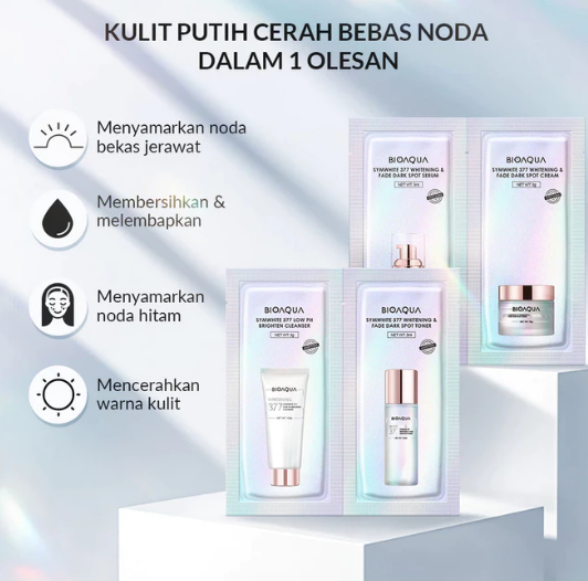 BIOAQUA Skincare Travel Set SymWhite 377 Whitening & Fade Dark Spot BIOAQUA Skincare Travel Set SymWhite 377 Whitening & Fade Dark Spot