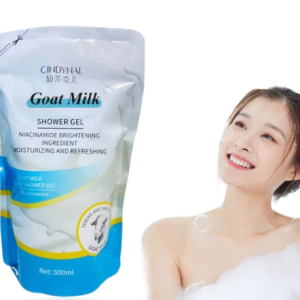 CINDYNAL Refill Shower Gel Goat Milk 500ml – Sabun Mandi Susu Kambing